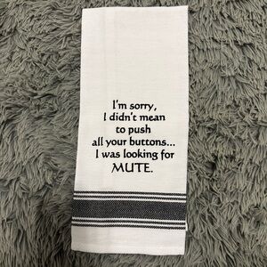 Funny hand towel